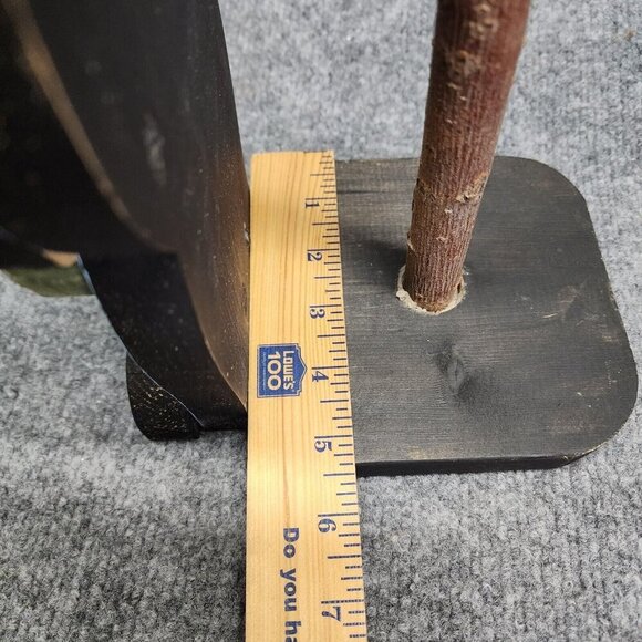 Handmade Paper Towel Holder Wood‎ Bear Holding Trout Fisherman Cabin Country - Picture 12 of 12